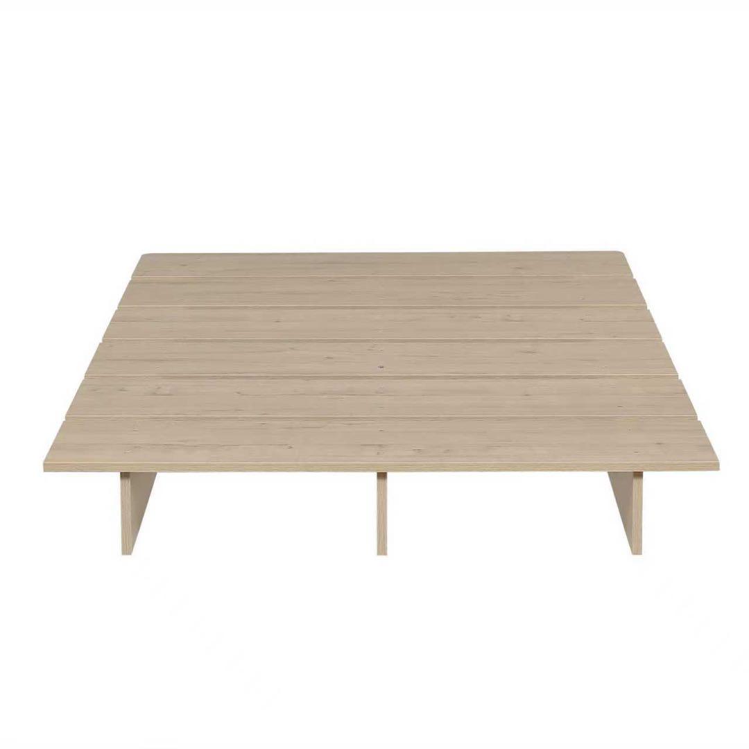 【新品】ステージ式ローベッド 幅100cm コンパクト