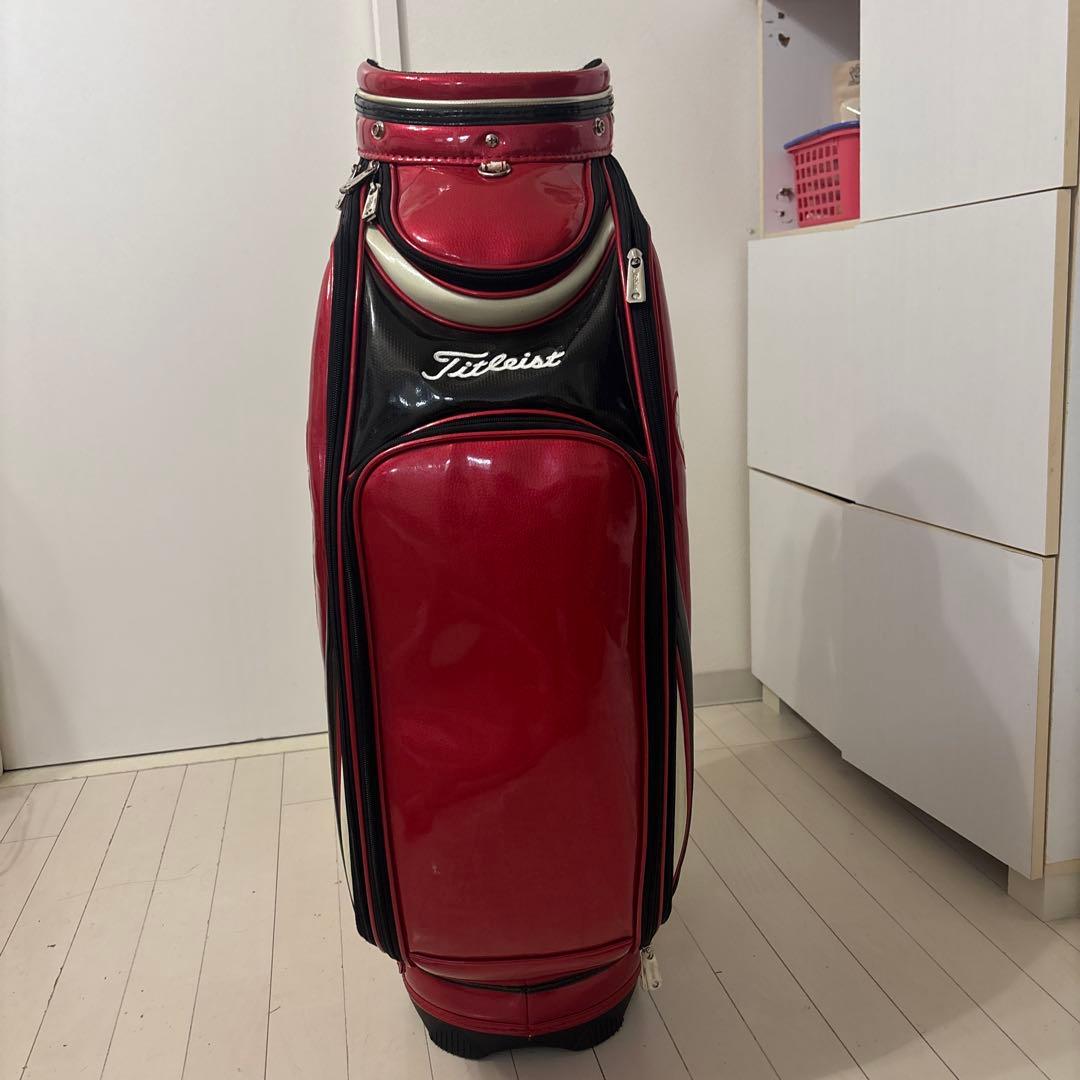 Titleist 赤　キャディバッグ　限定モデル