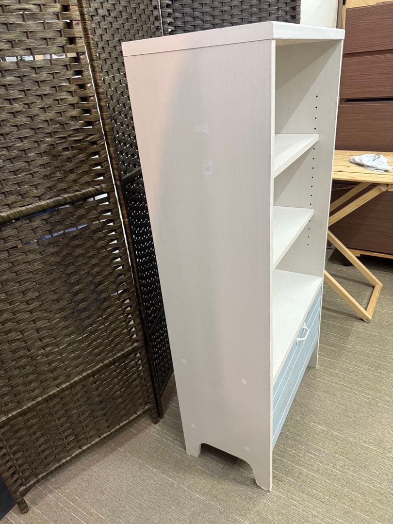 【洗浄消毒作業済】ニトリ　フリーラック　マリーナ　SEA1260HWW&BL