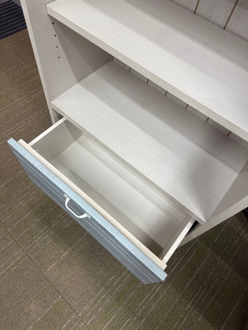 【洗浄消毒作業済】ニトリ　フリーラック　マリーナ　SEA1260HWW&BL