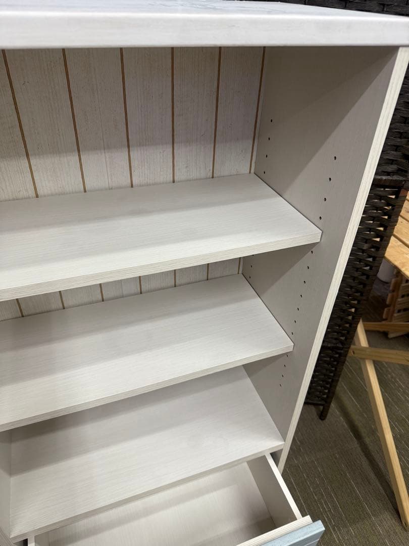 【洗浄消毒作業済】ニトリ　フリーラック　マリーナ　SEA1260HWW&BL