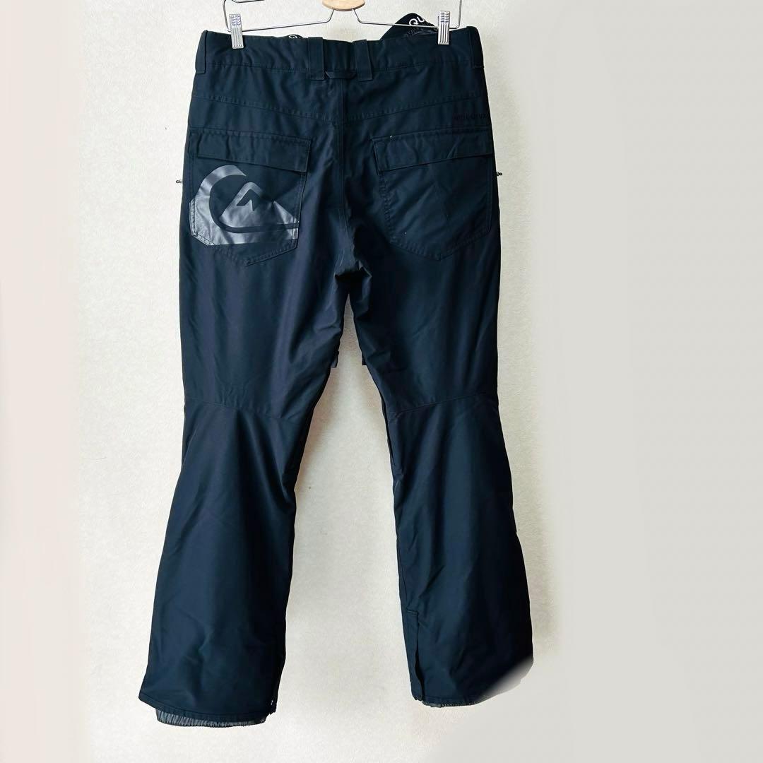 美品 クイックシルバー スノーボードパンツ M ブラック Quiksilver