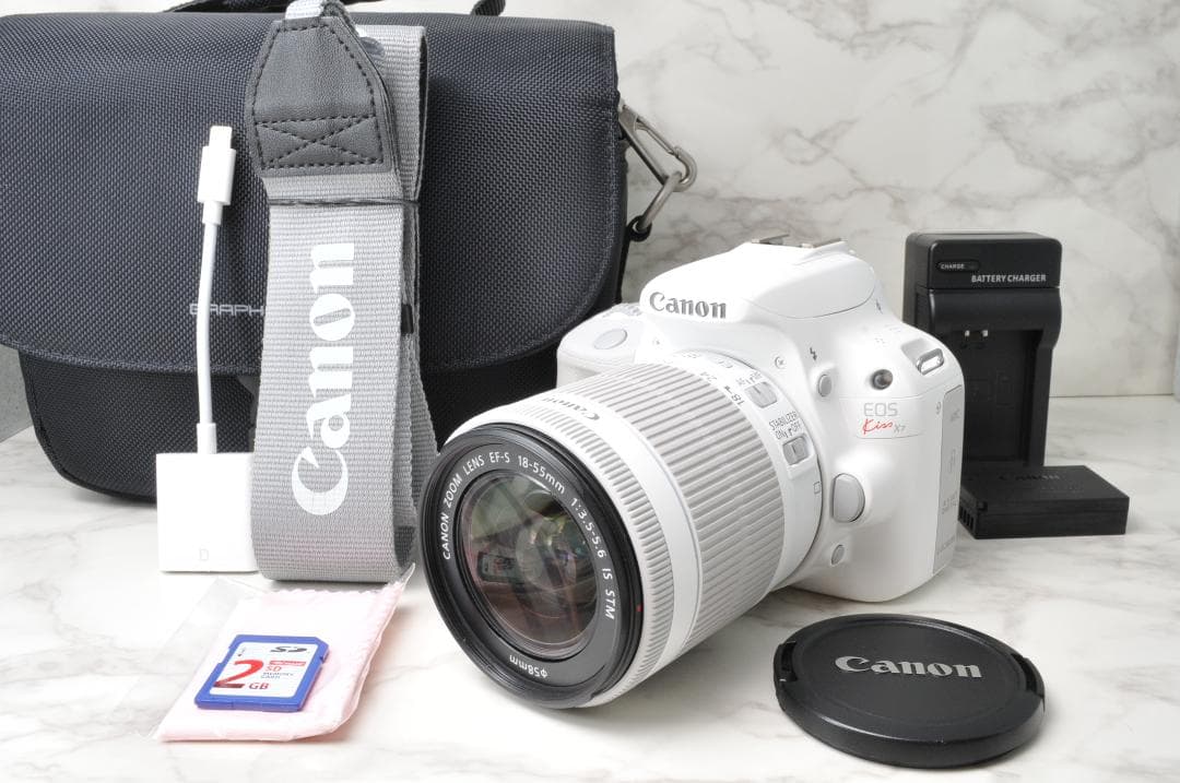 美品 Canon EOS Kiss X7⭐️ショット数1381 ホワイト