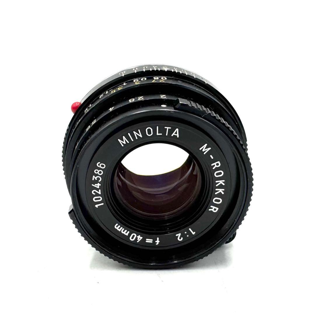 MINOLTA ミノルタM-ROKKOR 40mm f2 ライカMマウントレンズ