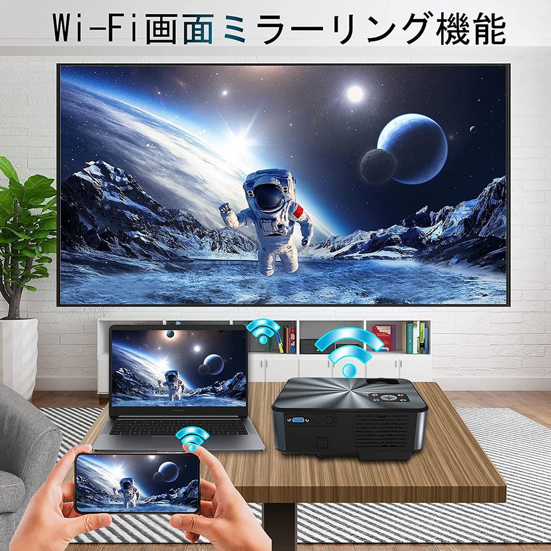 【映像美 高スペックシアター❗】プロジェクター小型5G 1080P 4K対応