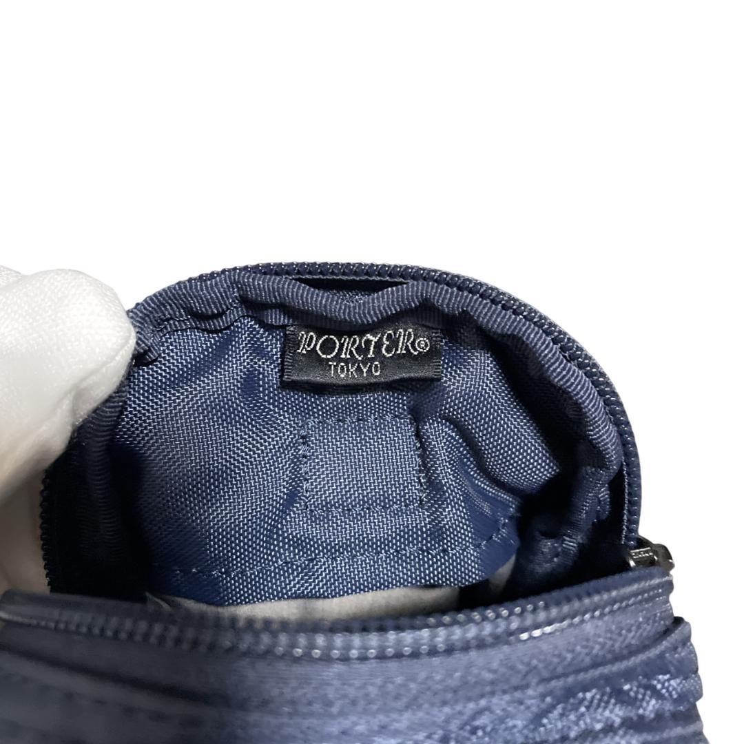 【美品】PORTER ポーター フラッシュ ショルダーポーチ 肩掛け