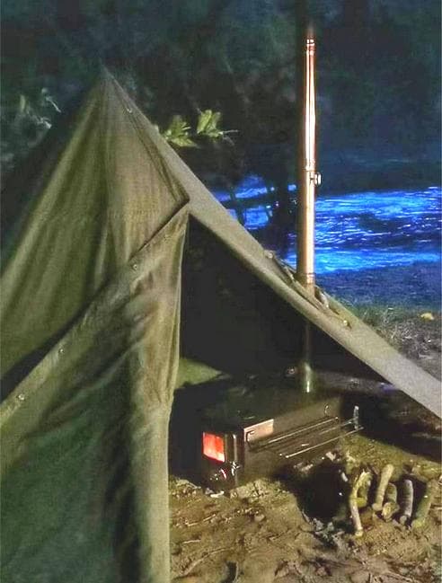 4シーズンポリコットンテント6角チムニー340x240cm