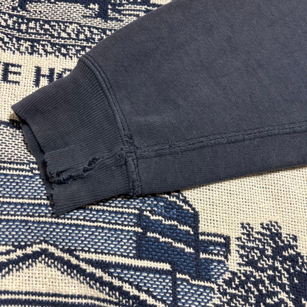 ボロ　80s champion リバースウィーブ　サンフェード　ナス紺　USA製