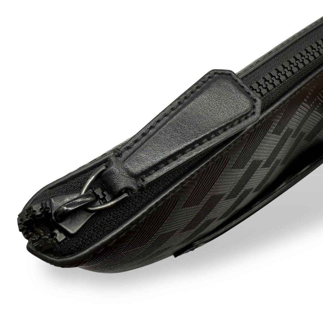 【良品】MONTBLANC モンブラン ラップトップケース レザー PC収納 黒
