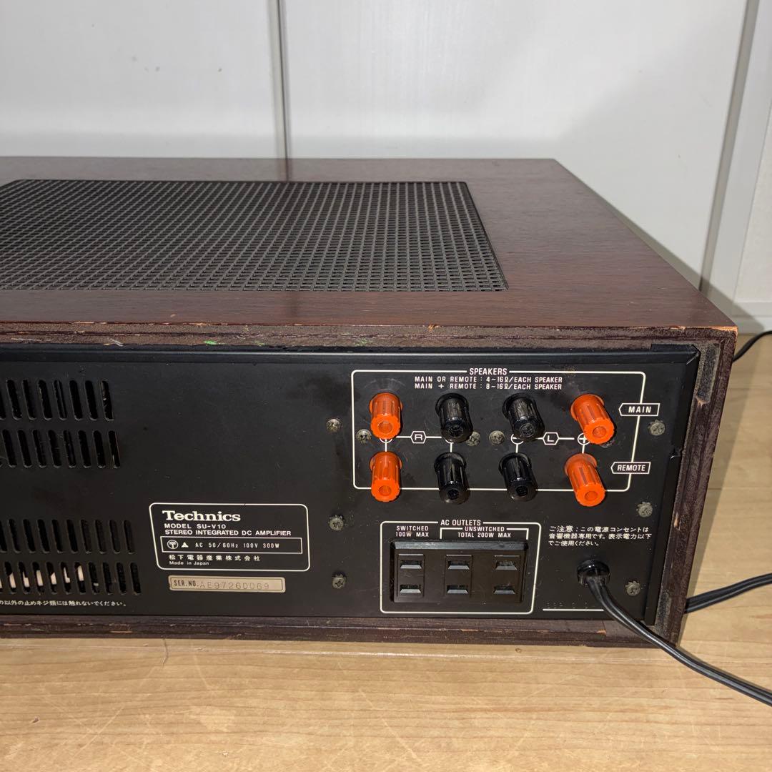 名機！　動作良好です　Technics 　SU-V10プリメインアンプ