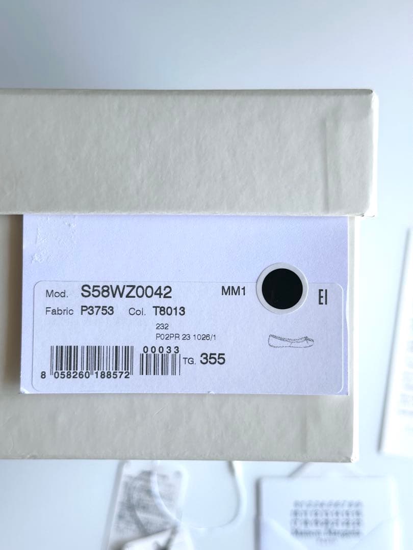 Maison Margiela Tabi バレエシューズ　BLACK