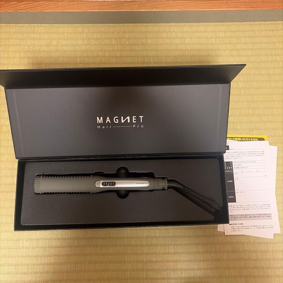 【美品】ホリスティックキュアマグネットヘアプロストレートアイロンHCS-G06G