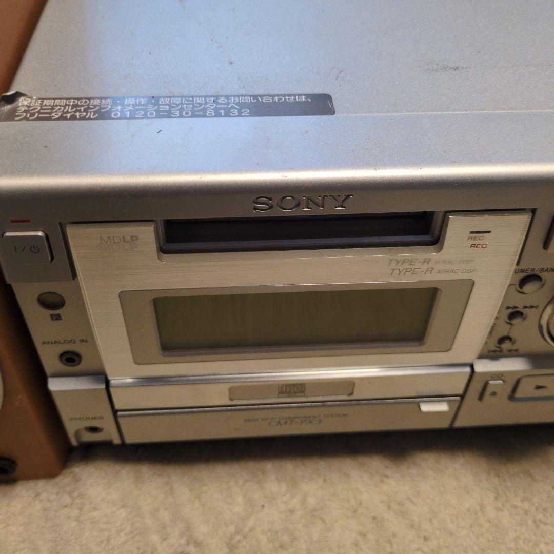 ソニー CMT-PX3 SONY ミニコンポ 通電確認済み ジャンク品扱い