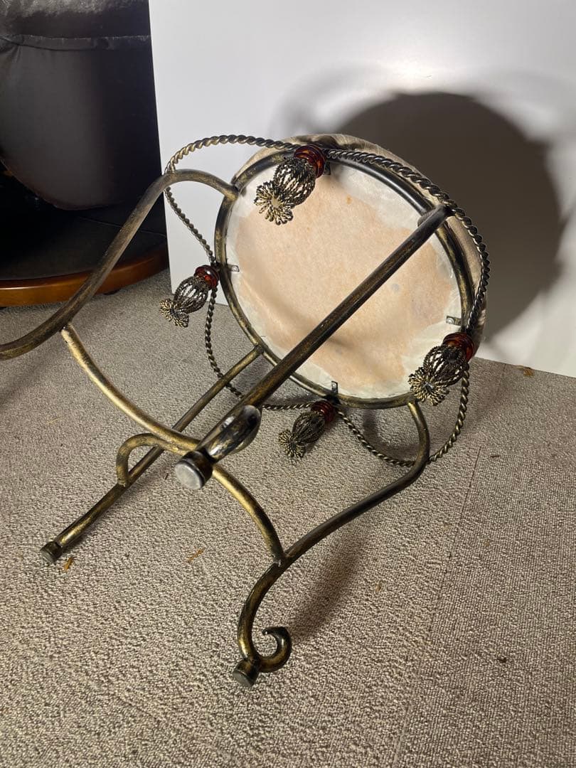 アンティーク調 猫脚コンソールテーブル＆スツール シャビーシック クラシック家具