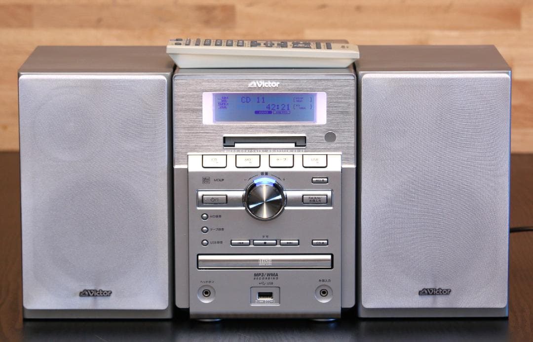 VICTOR UX-Z2 CD/MD/TAPE/USB/TUNER ミニコンポ