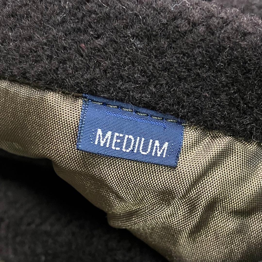 80s ロングダッフルコート イングランド製 ブラウン フード VINTAGE