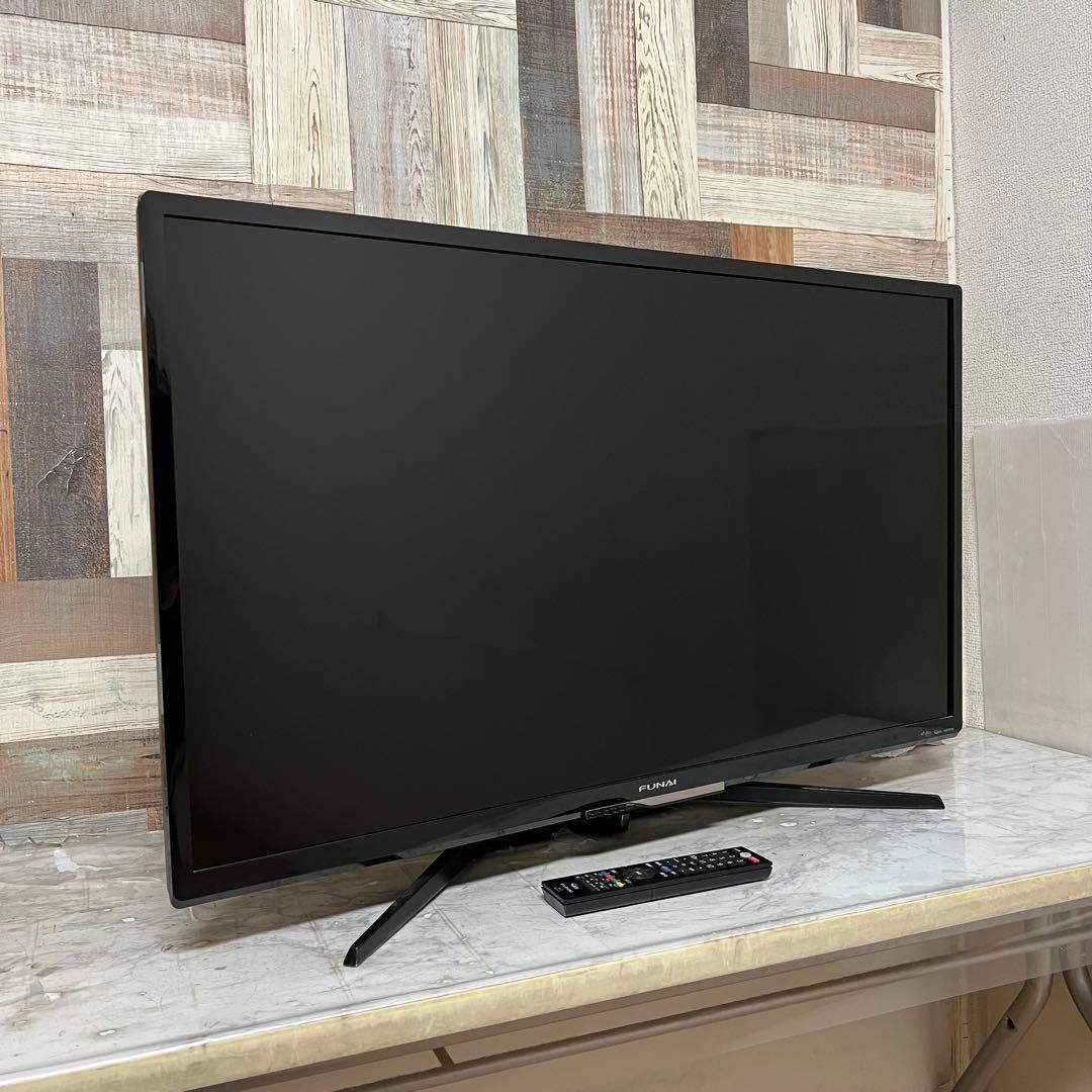 全国送料込❣️フナイ40V型HDD録画機能付液晶テレビ見ながら録画、予約が可能。