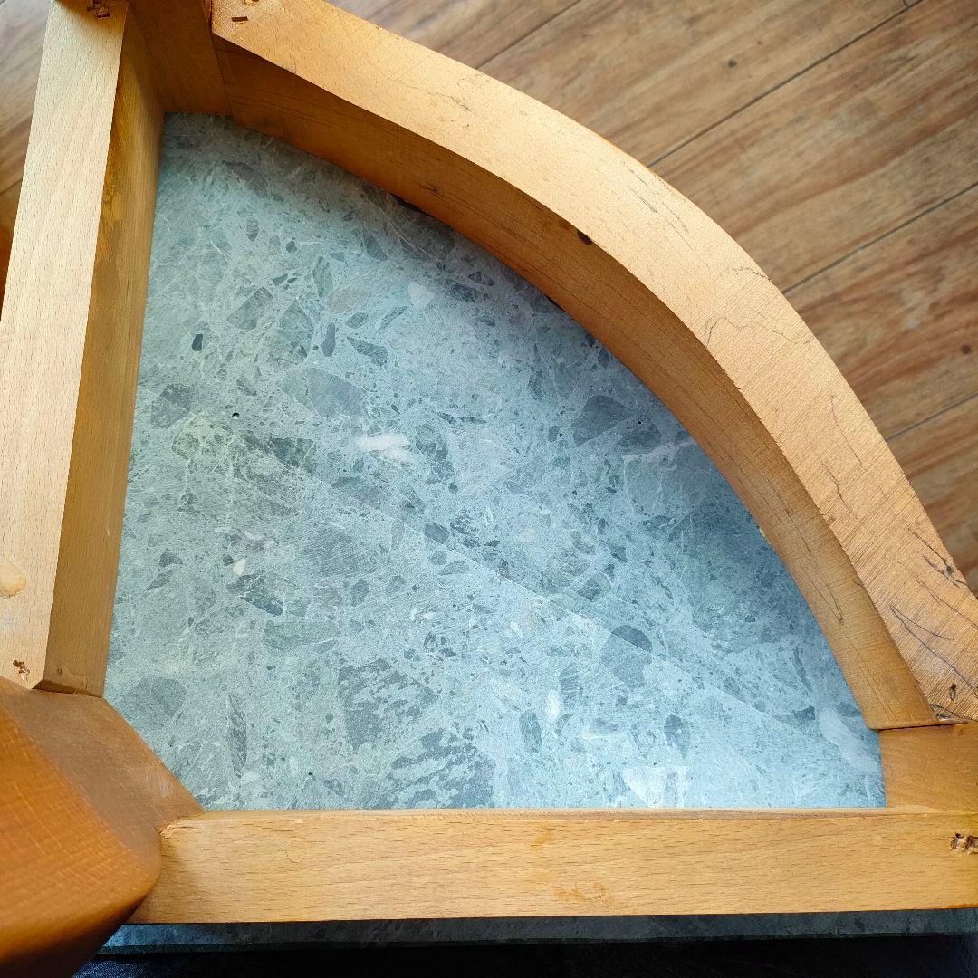 美品 大理石 イタリア製 猫脚 コーナーテーブル コンソールテーブル