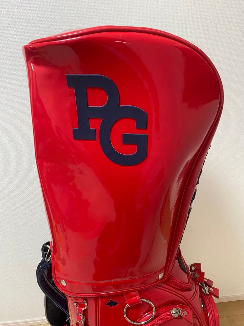 パーリーゲイツ　キャディ バッグ　　トーナメントモデル　赤　レッド　ツアー