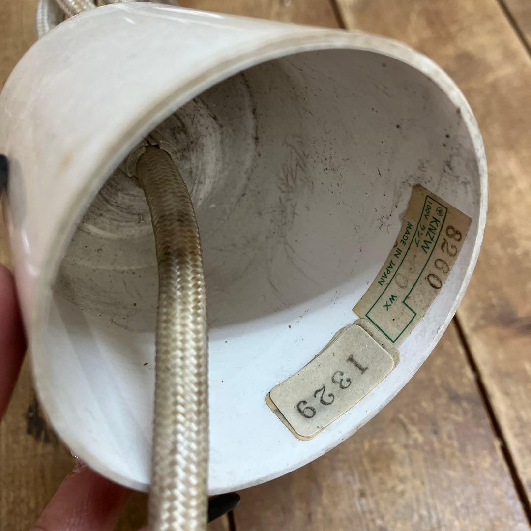 D-2 ③ 昭和レトロ フリル型 ガラスシェード ペンダントライト シーリング