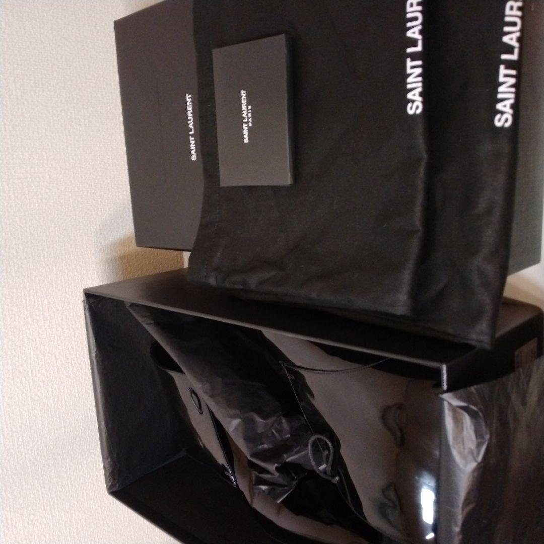 【24時間以内発送 美品】サンローラン エナメル レースアップ アンクルブーツ