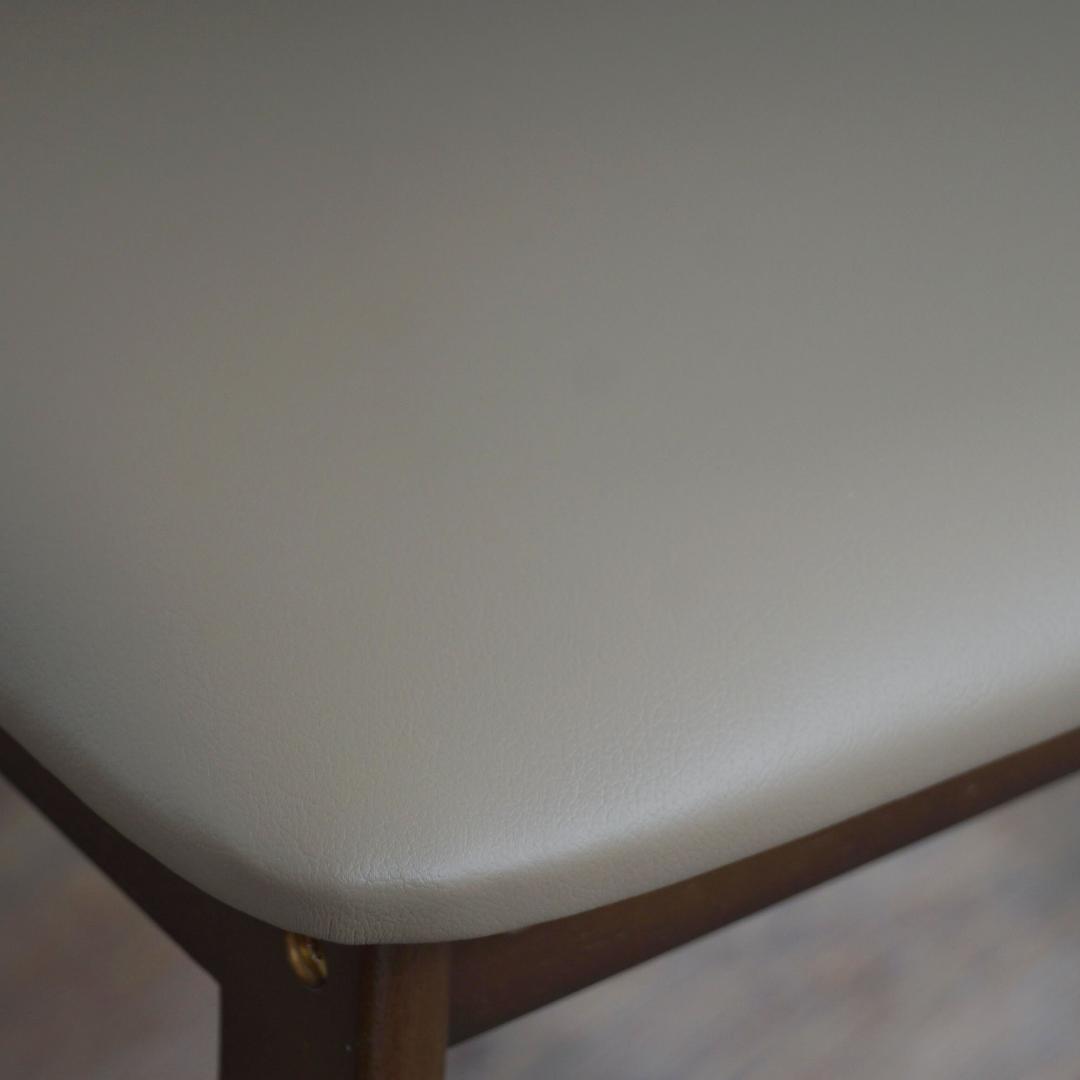 【新品】ダイニングチェア　2脚セット　天然木　組み立て式　アウトレット