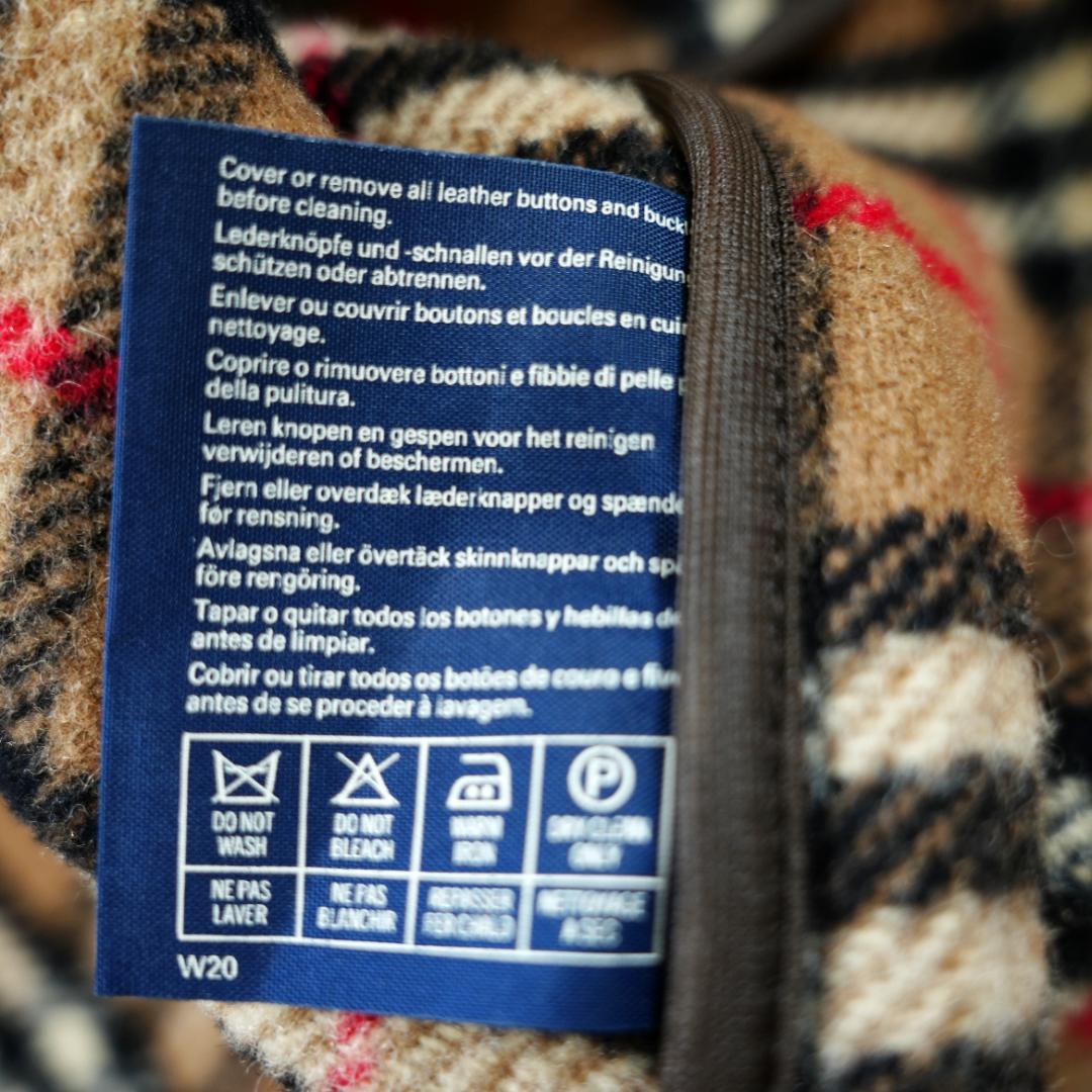 【美品】BURBERRY　バーバリー　ノバチェック柄ダッフルコート　L相当