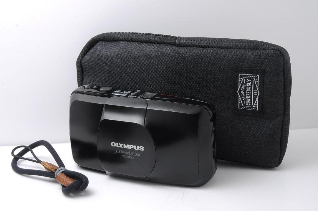 OLYMPUS μ mju ZOOM PANORAMA ブラック 動作良好