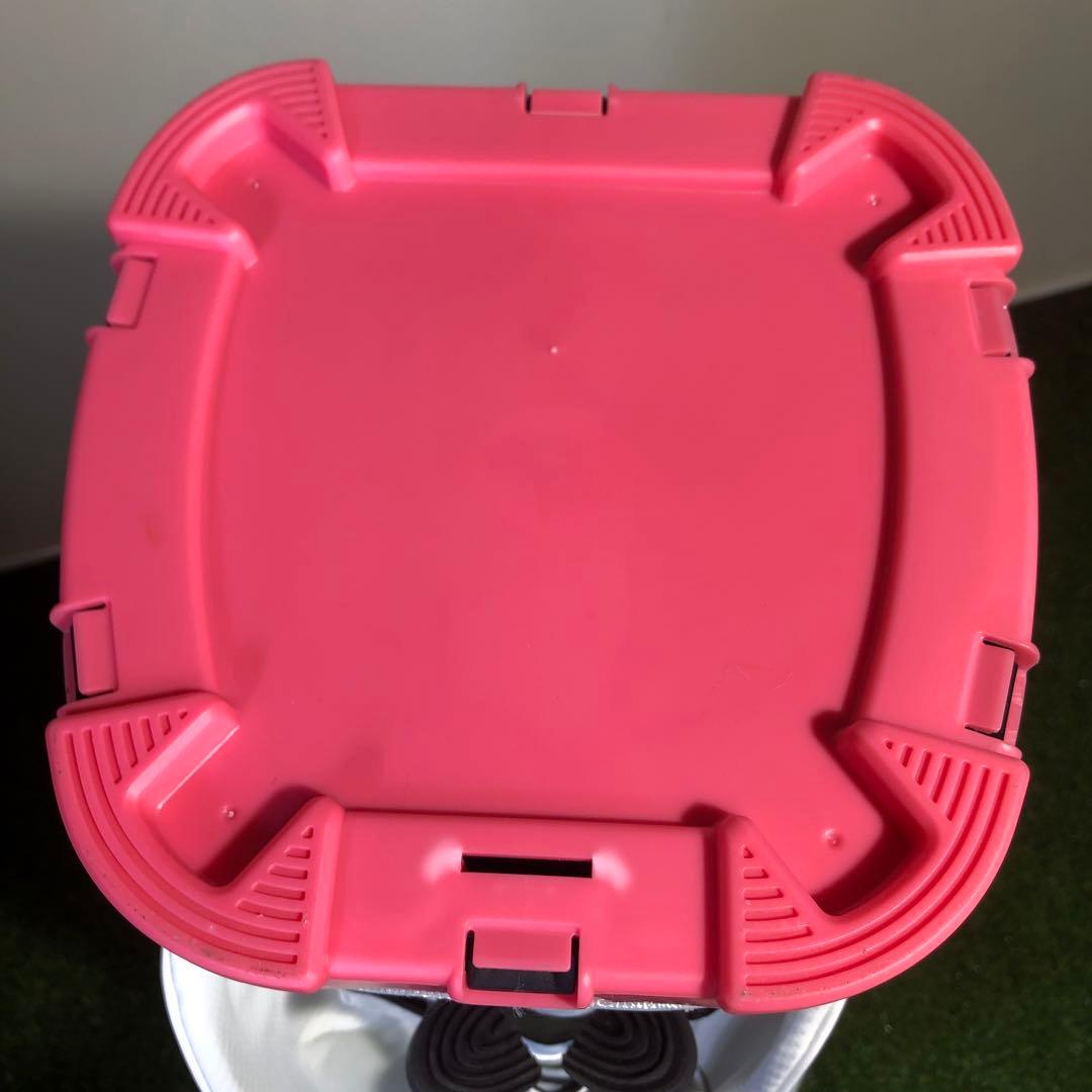 訳ありOMNIX GOLF 8.5型　スタンドキャディバッグ ホワイト　ピンク