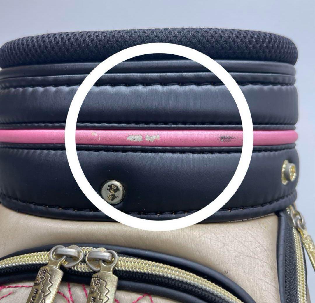 M.U SPORTS エムユースポーツ　ゴルフバッグ　9インチ　中古品