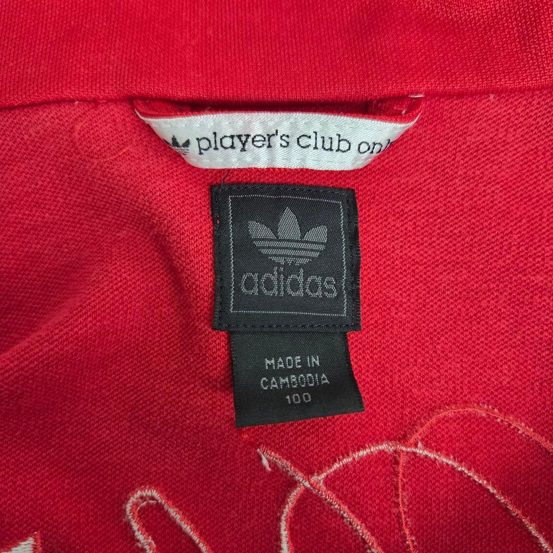 希少　アディダスオリジナルス　トラックジャケット L　レッド　ジェームスハント