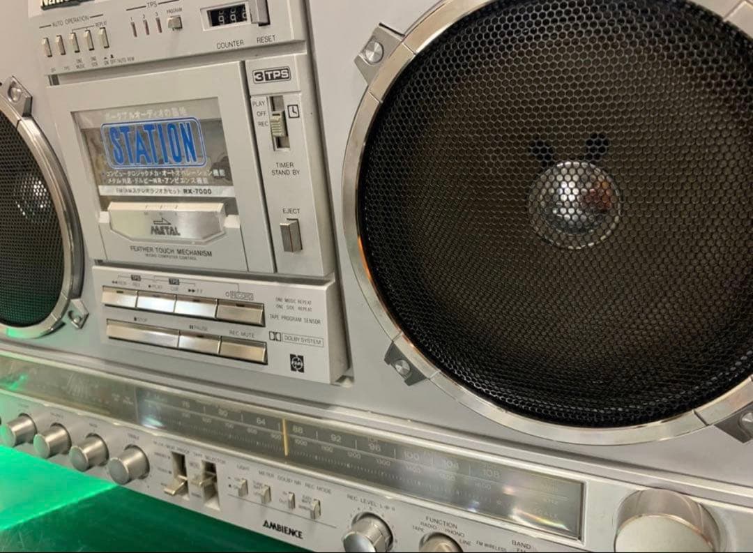 美品BLT変更可能ナショナル　RX-7000 ラジカセメンテナンス済み ラジオ
