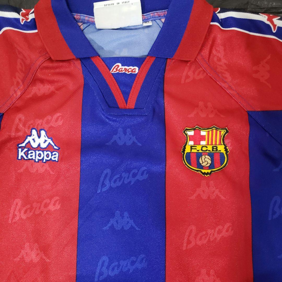 サッカー　希少　ユニフォーム　加入初年度　バルセロナ　フィーゴ
