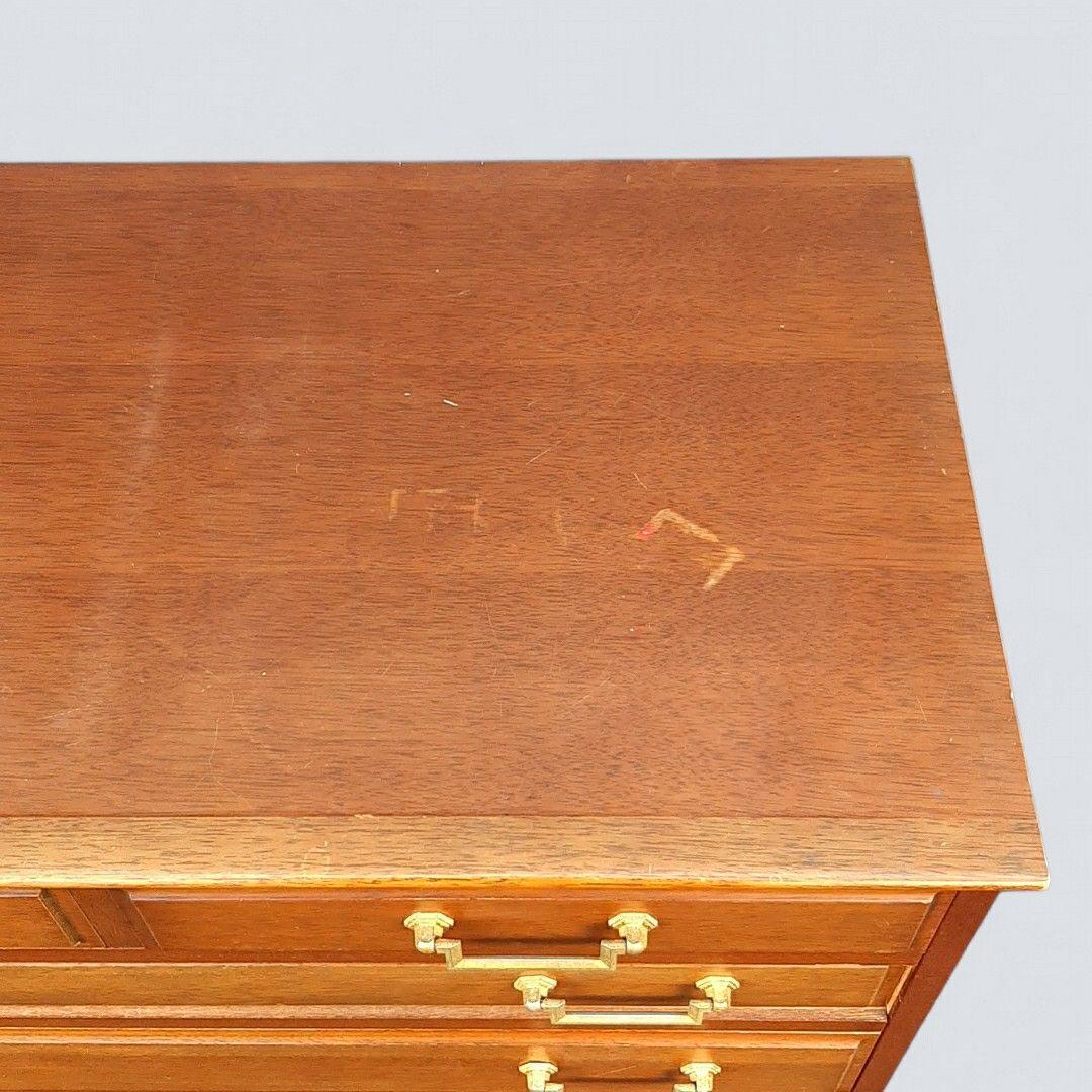 廃盤希少　マルニ木工 地中海 チェスト80 5段6杯 マホガニー maruni