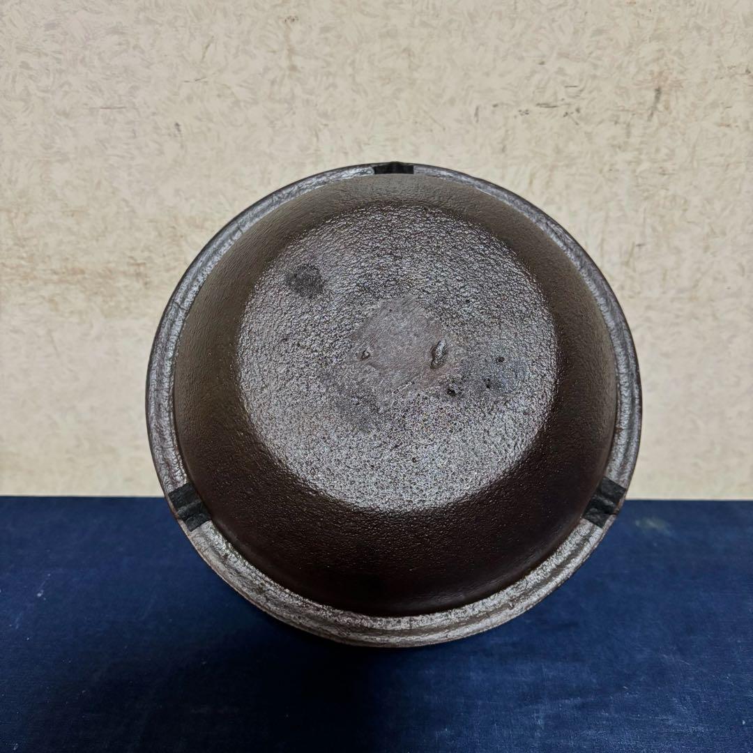 風炉/茶釜/電熱器/唐銅朝鮮風炉釜/野々田製電熱器/敷板/茶道具/お点前道具