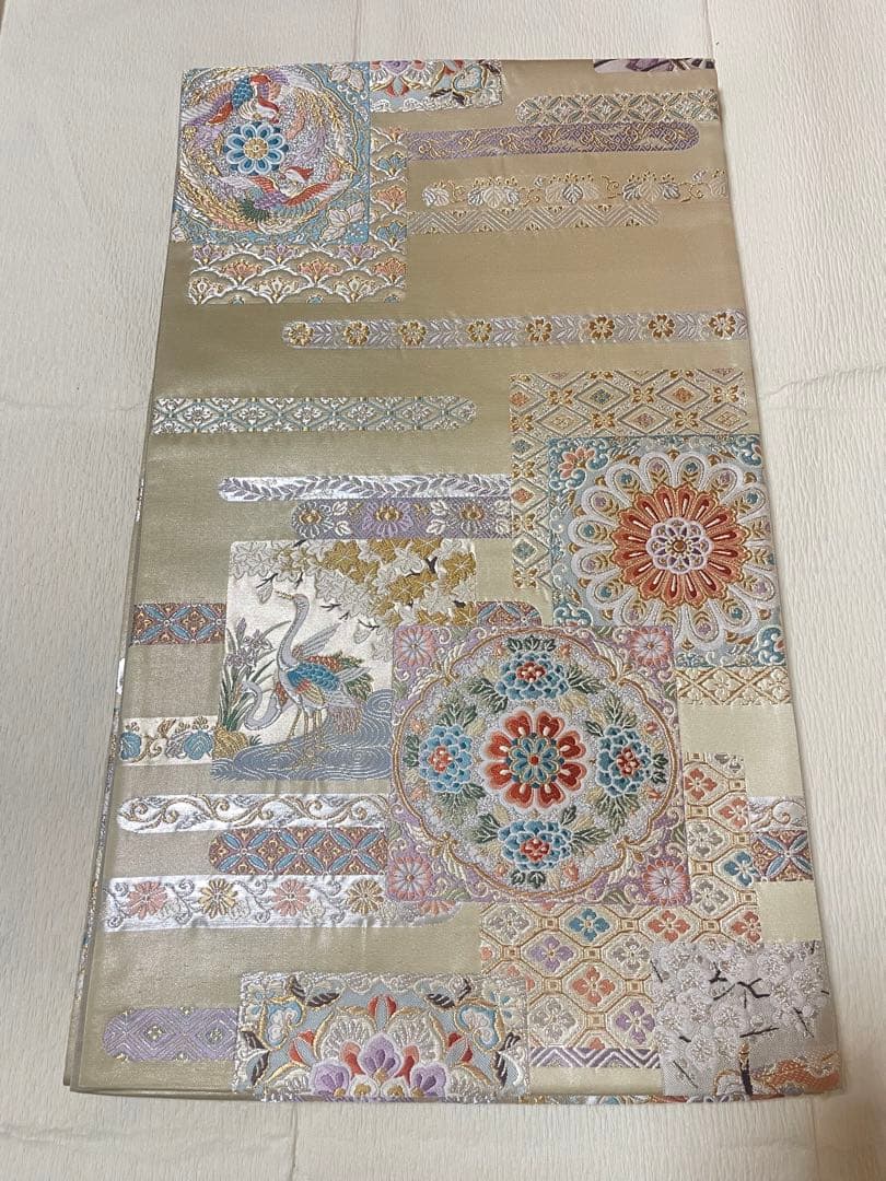 訪問着フルセット　辻ヶ花　金彩　絞り　地紋　高級　金銀糸　正絹　入学式　卒業式