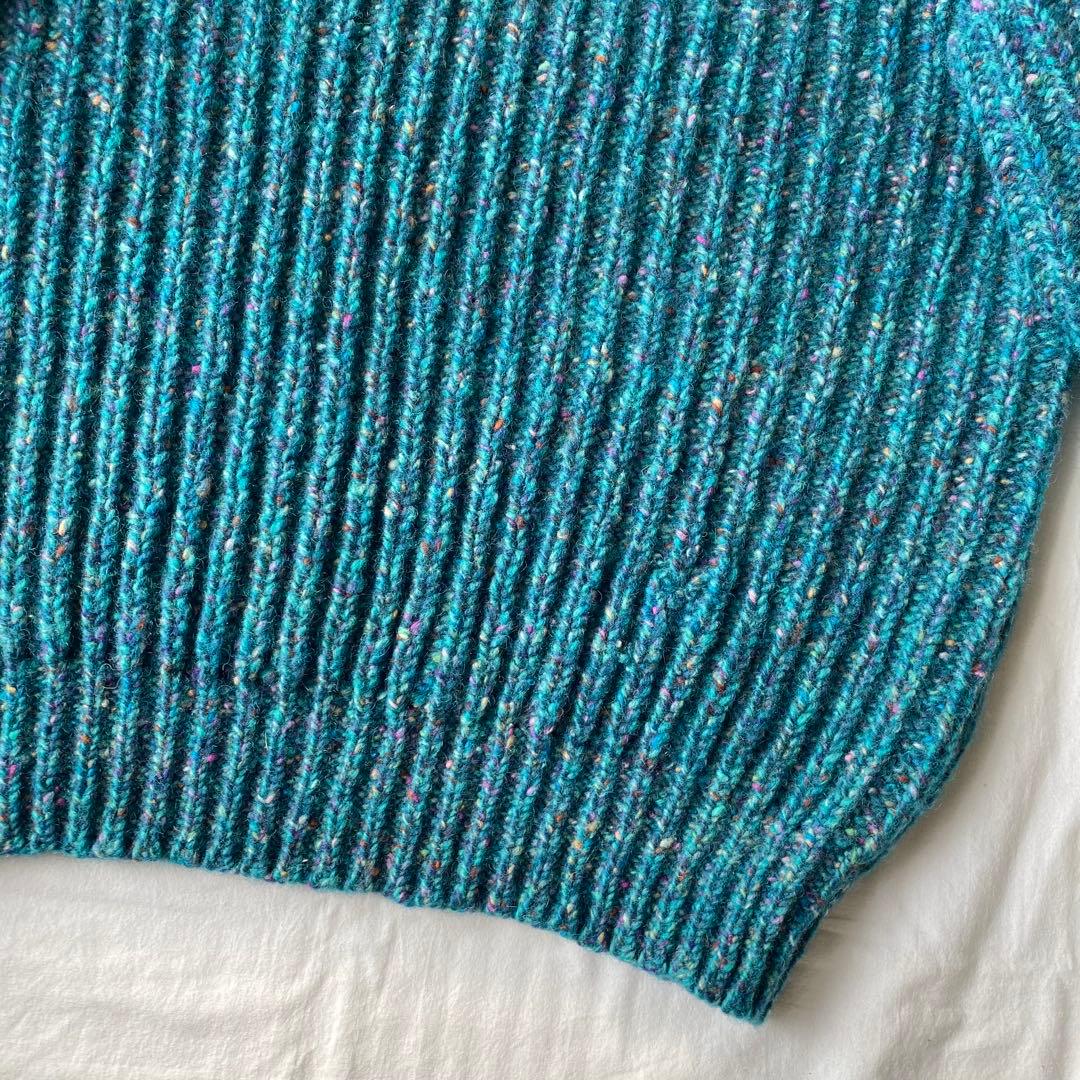 80s 90s LANDS' END　ネップ　セーター