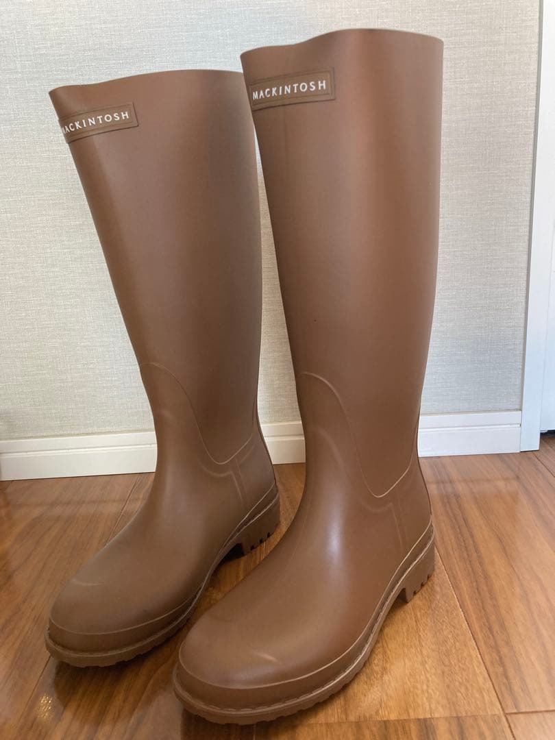 【新品・訳あり】MACKINTOSH WISTON レインブーツ ブラウン 37