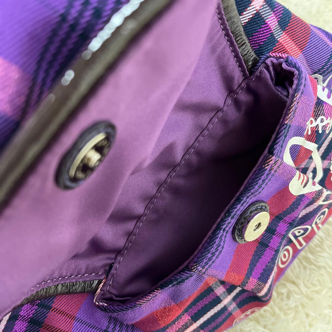 未使用級　COACH コーチ POPPY ショルダーバッグ y2k 紫　袋付き