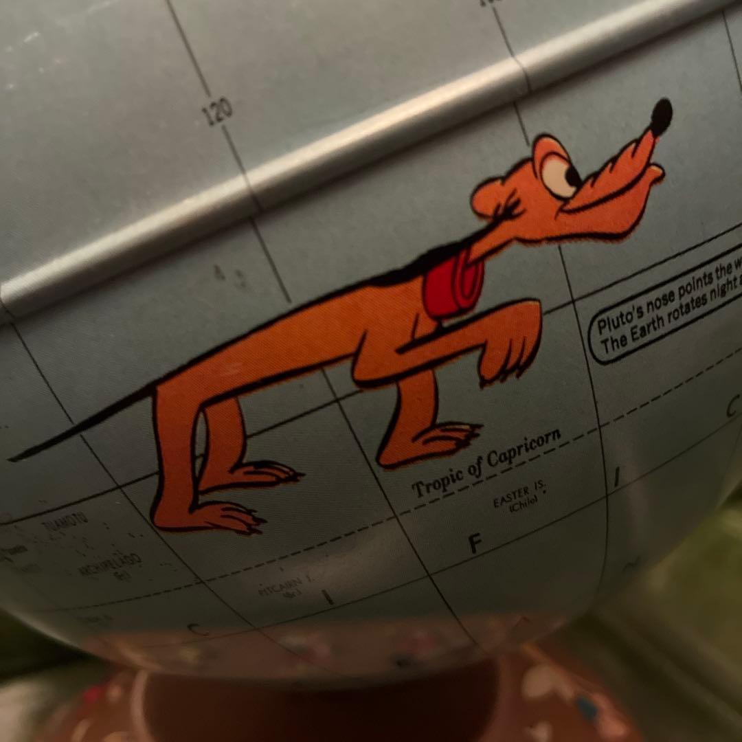 激レア 60's Rand McNally ディズニー 地球儀
