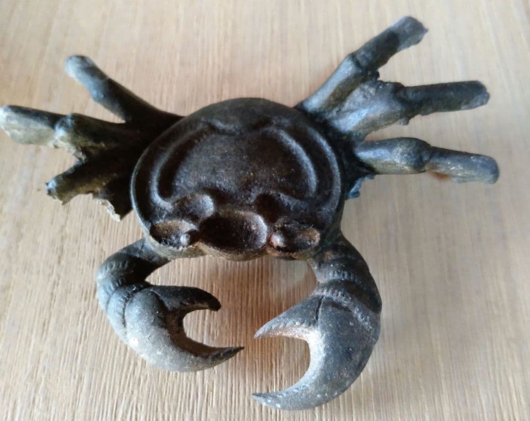 自在置物　伊勢海老 　おまけに蟹