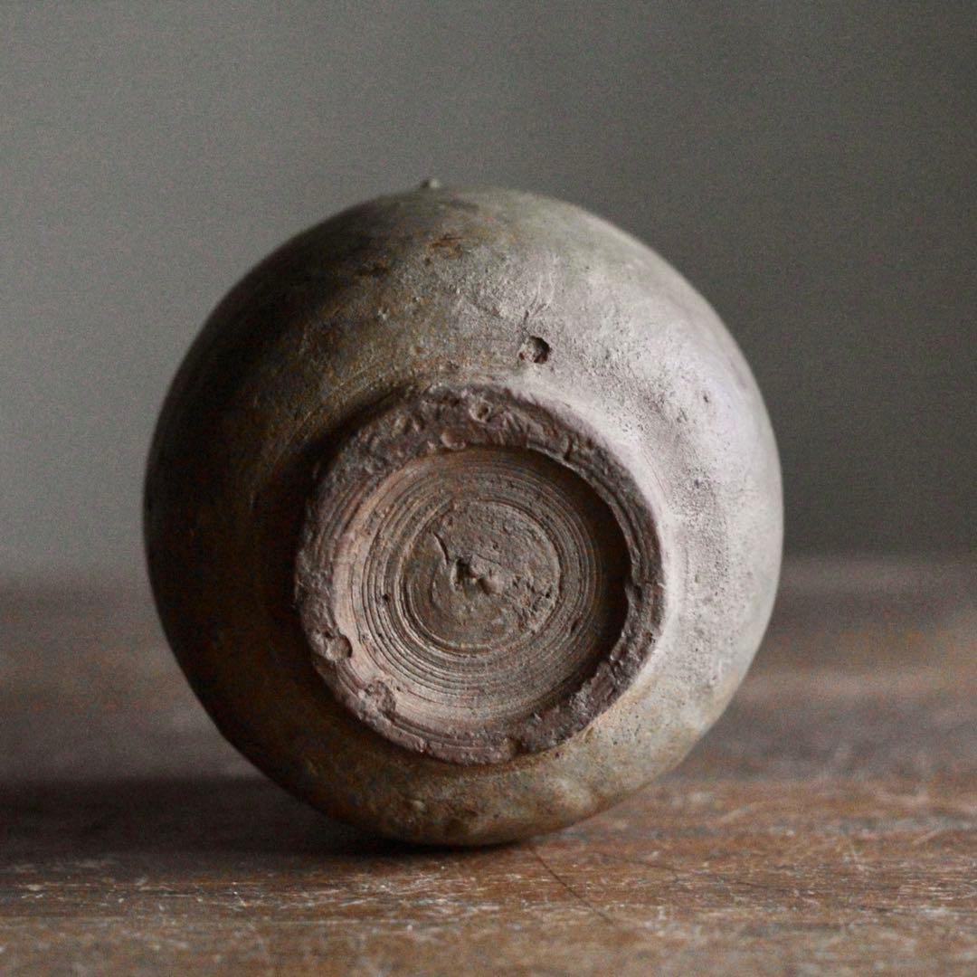 高麗 青磁 灰釉 筒茶碗 茶道具 古美術 古道具 アンティーク