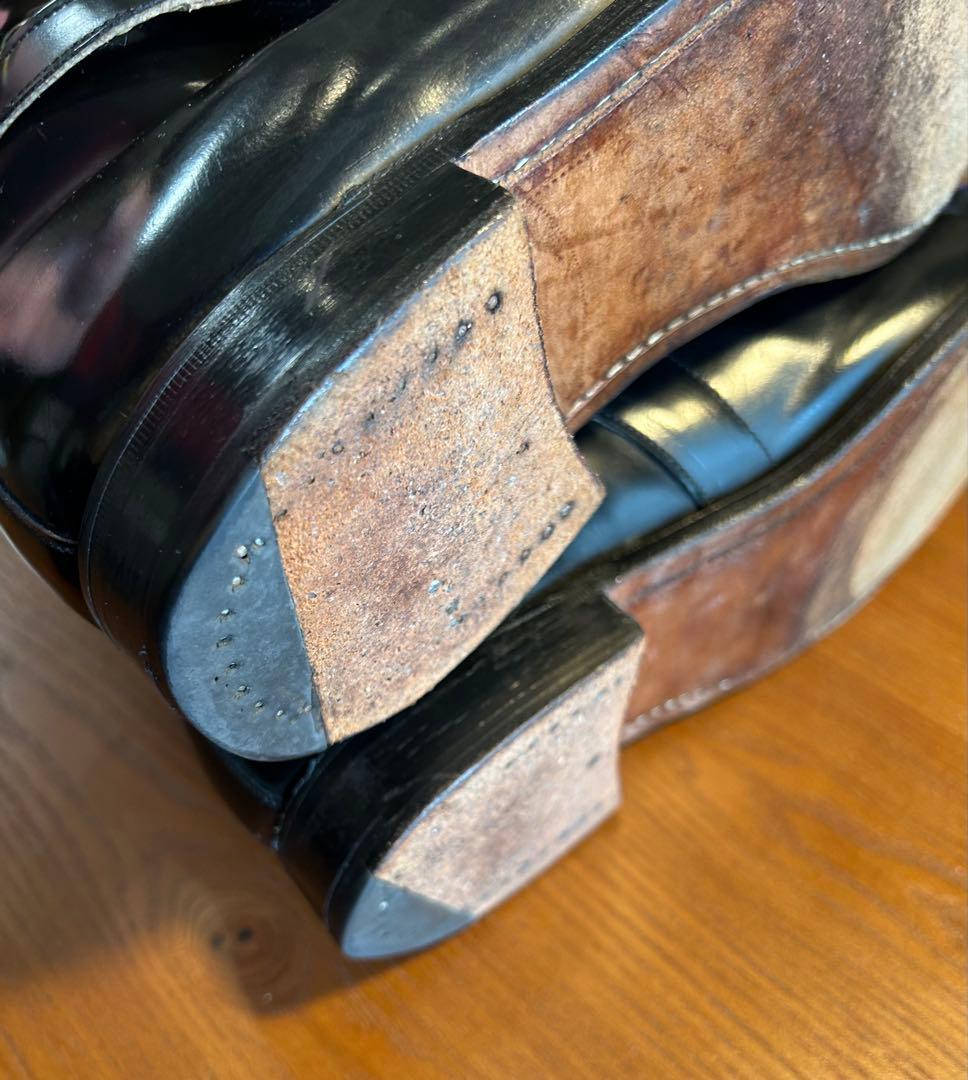 ★英国ハンドクラフト★ブラックレザージョッパーブーツ【状態良】検トリッカーズ