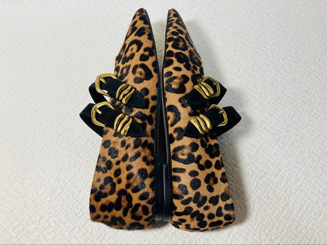 MH13◆新品◆LeTalonGRISEレザーWストラップメリージェーン24.0