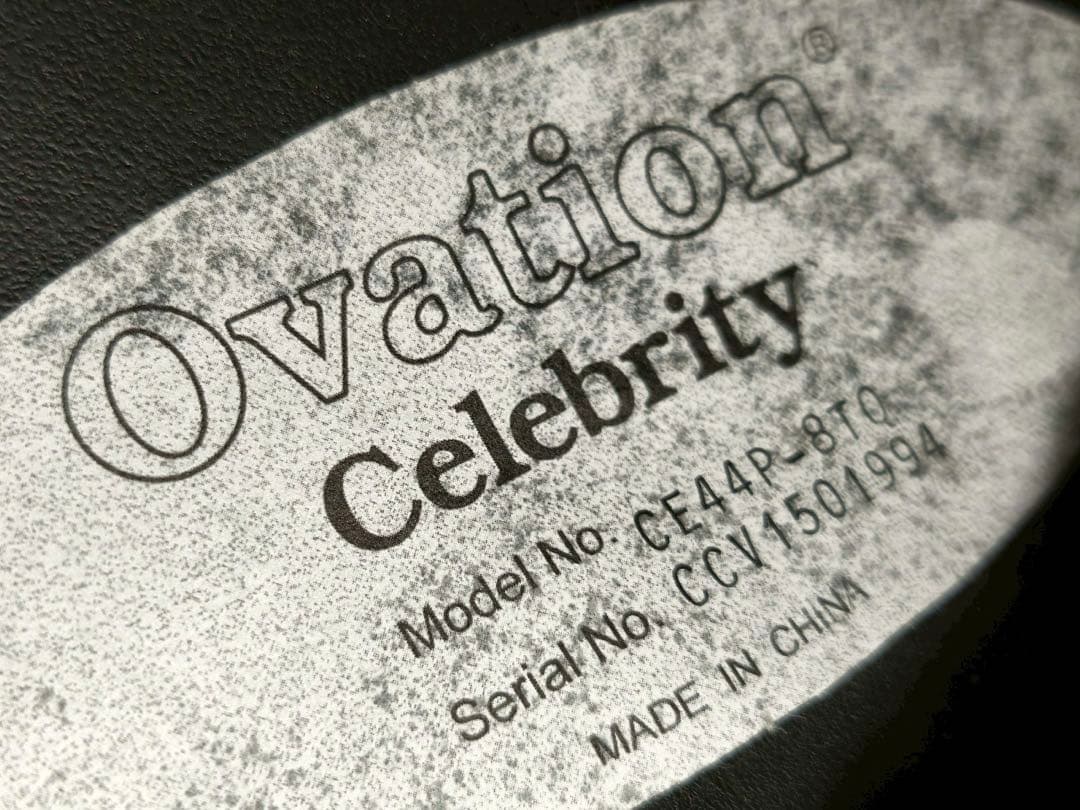 【美品】オベーション エレアコ Celebrity CE44P-8TQ 人気