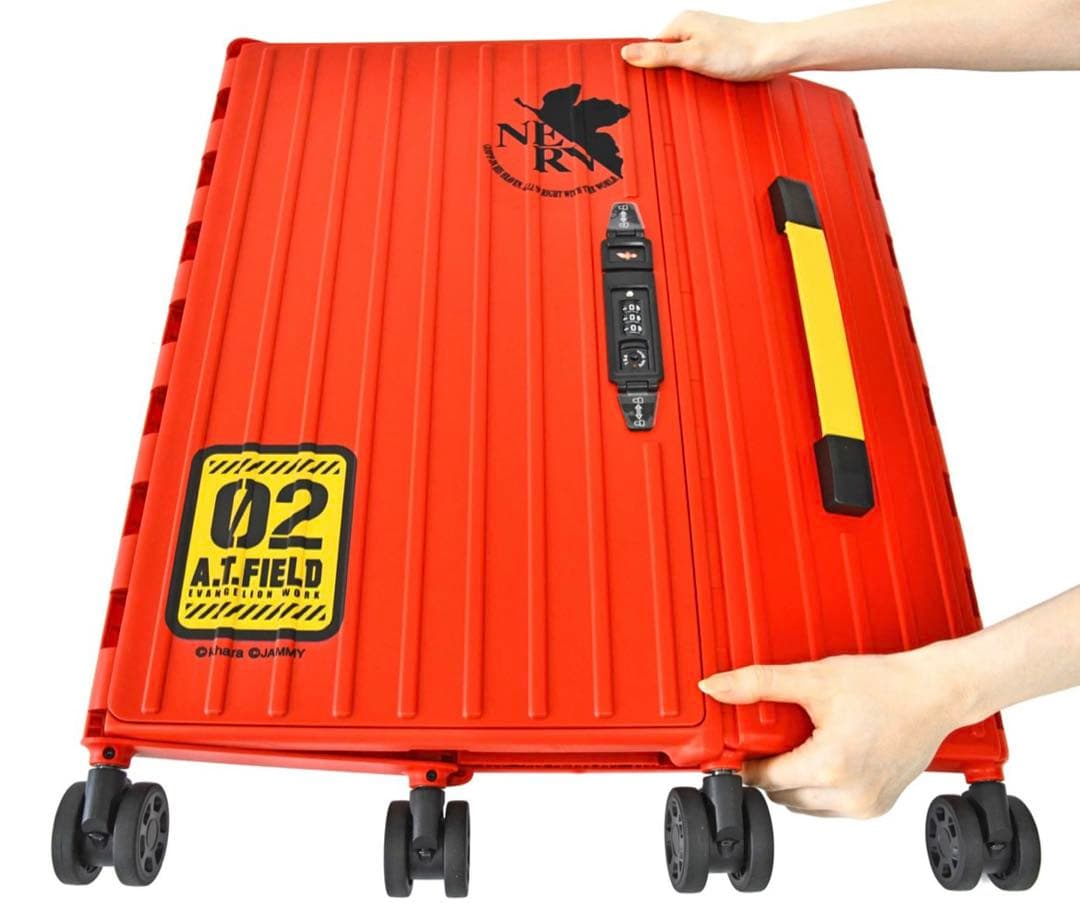 3個セット！エヴァンゲリオンAT.FIELDコラボ　折り畳みキャリーケース