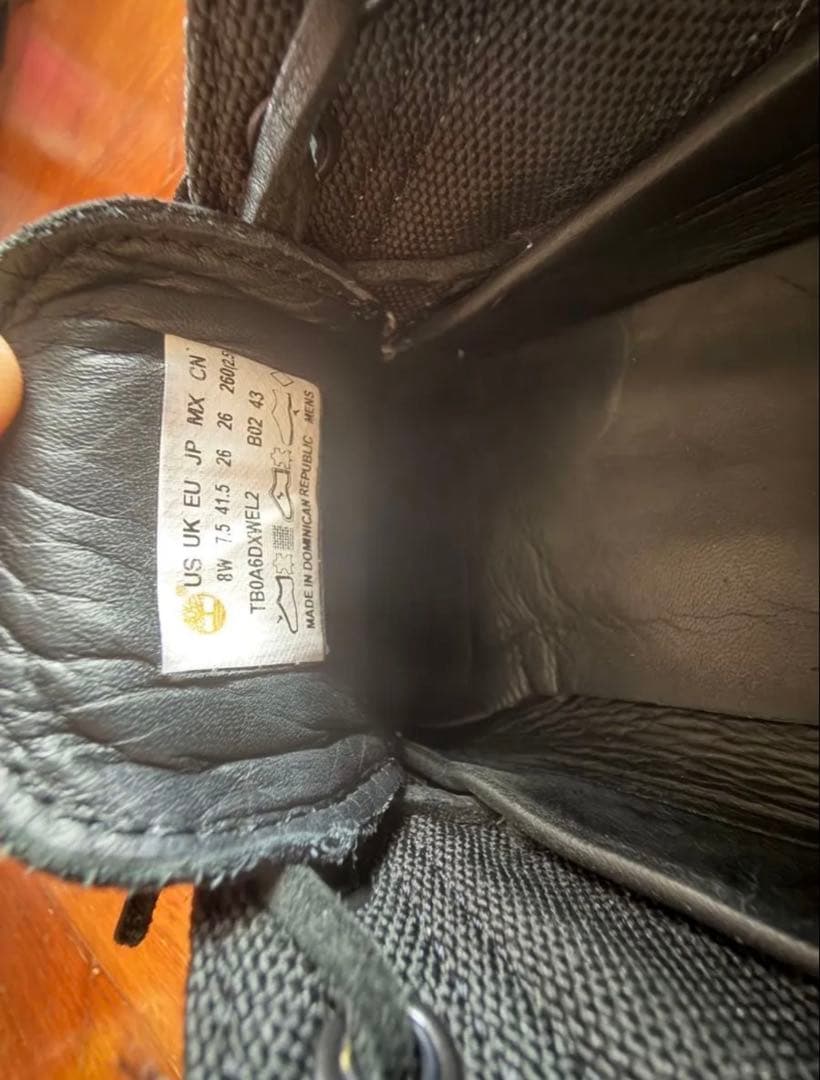 ティンバーランド 3eye オーセンティックボートシューズ \"Blackout\"