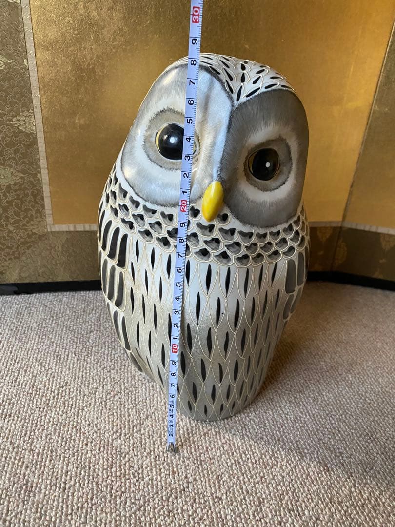 フクロウの置物 特大