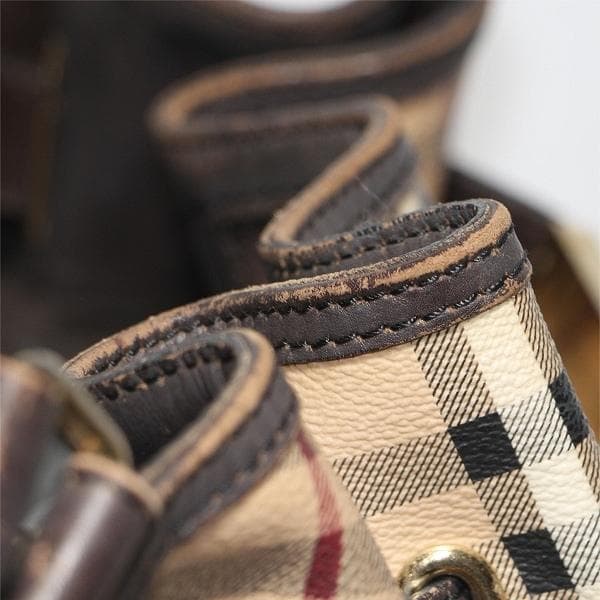 シ*ー様 バーバリー Haymarket ノバチェック ハンドバッグ 2way