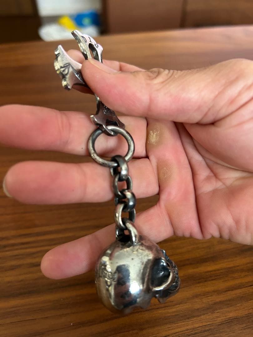 スカルキーホルダー